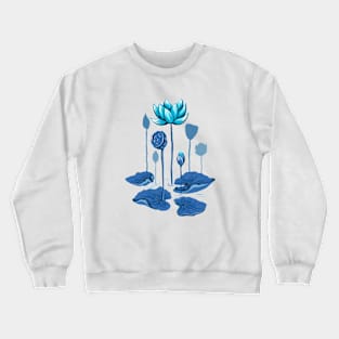 Blue lotus Crewneck Sweatshirt